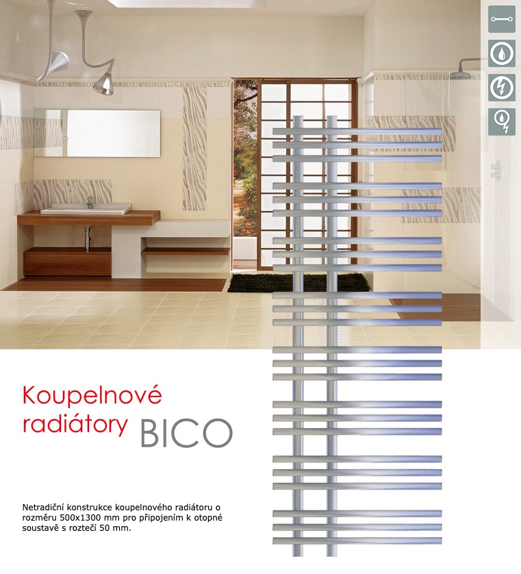 Koupelnové radiátory Bitherm BICO